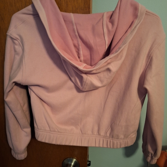 Youth Girl's Hooded Jacket Light Pink Size 10 - Picture 3 of 4